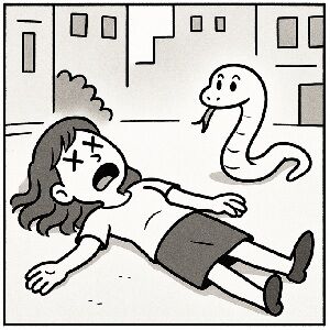 25年6月4日ヘビ